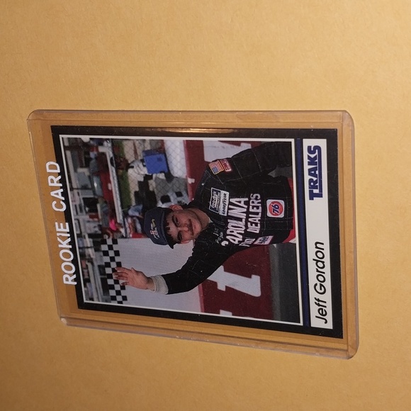 1991 Traks Jeff Gordon Vintage NASCAR Rookie Card - Picture 1 of 4